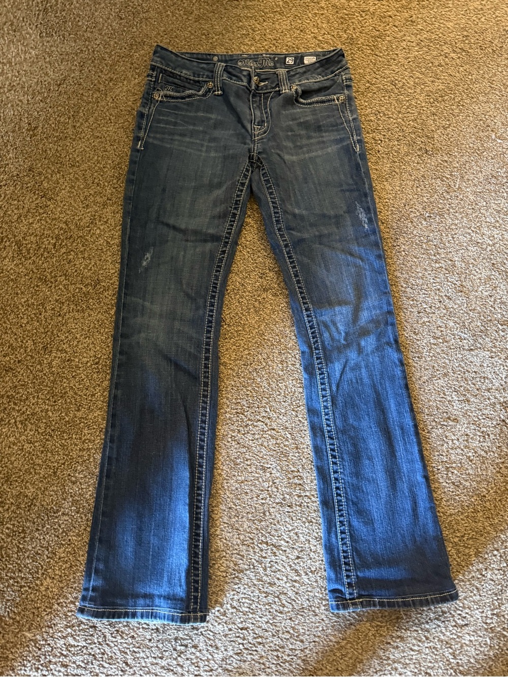 Miss Me Dark Blue Bootcut Jeans